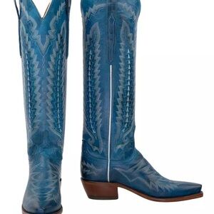 Lucchese Ocean Blue Priscilla Boots